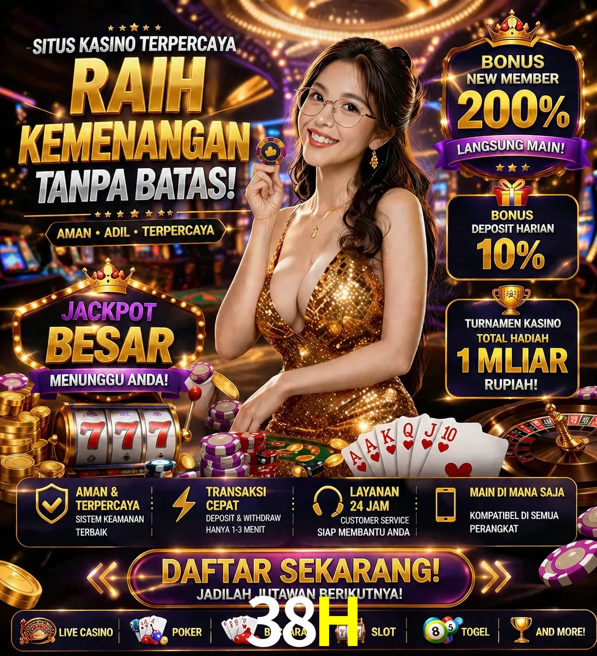 Roleta e blackjack 38H